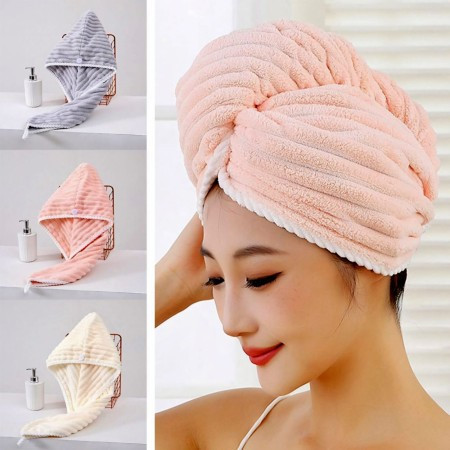 মাইক্রোফাইবার হেয়ার ড্রাইং ক্যাপ ( hair cap )