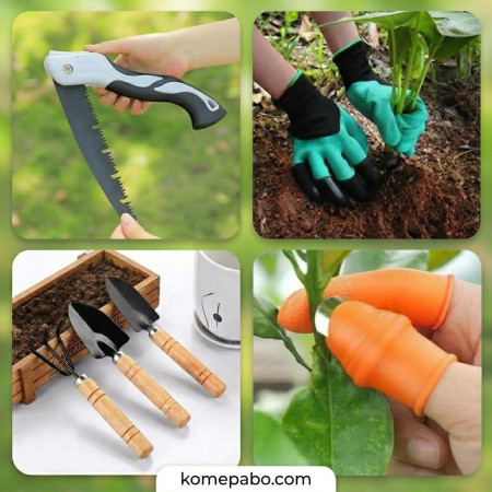 (4 in 1 Combo) Hand Saw With Garden Tools