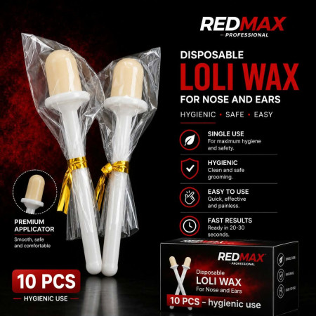 10 piece Loli Wax Kit for Nose and Ear Hair Removal