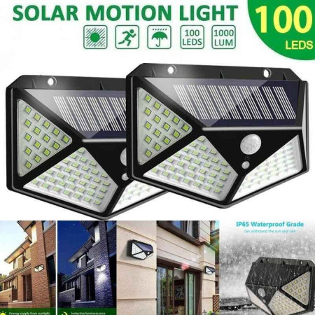 100 LED Solar Motion Sensor Light – বিদ্যুৎ ছাড়াই স্মার্ট সিকিউরিটি!