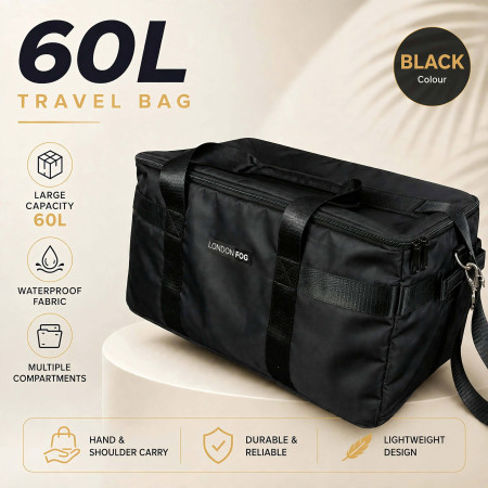 60L Travel Bag (Black)