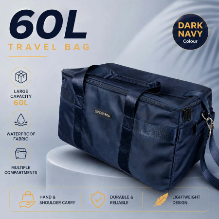 60L Travel Bag (Dark Navy)